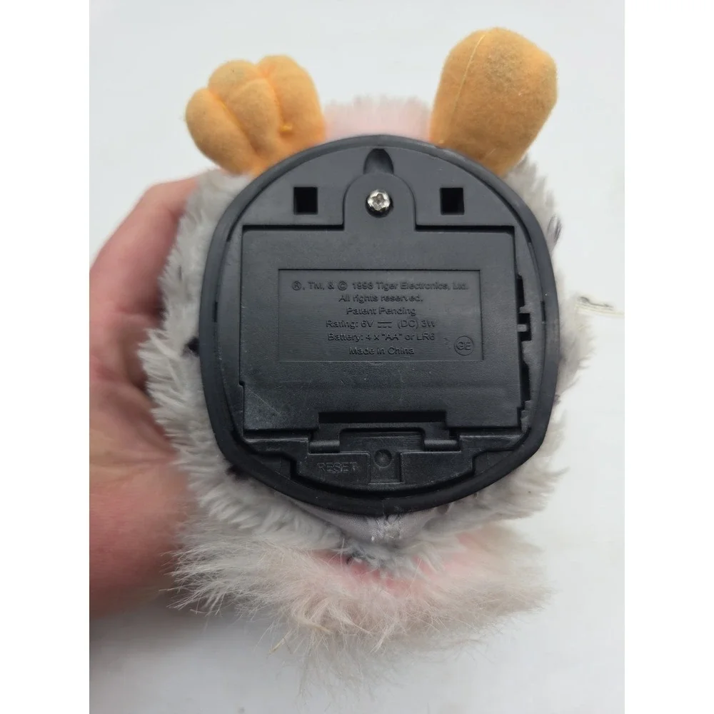 Vintage 1998 Grey Leopard Furby Tiger Electronics Model 70-800 Working